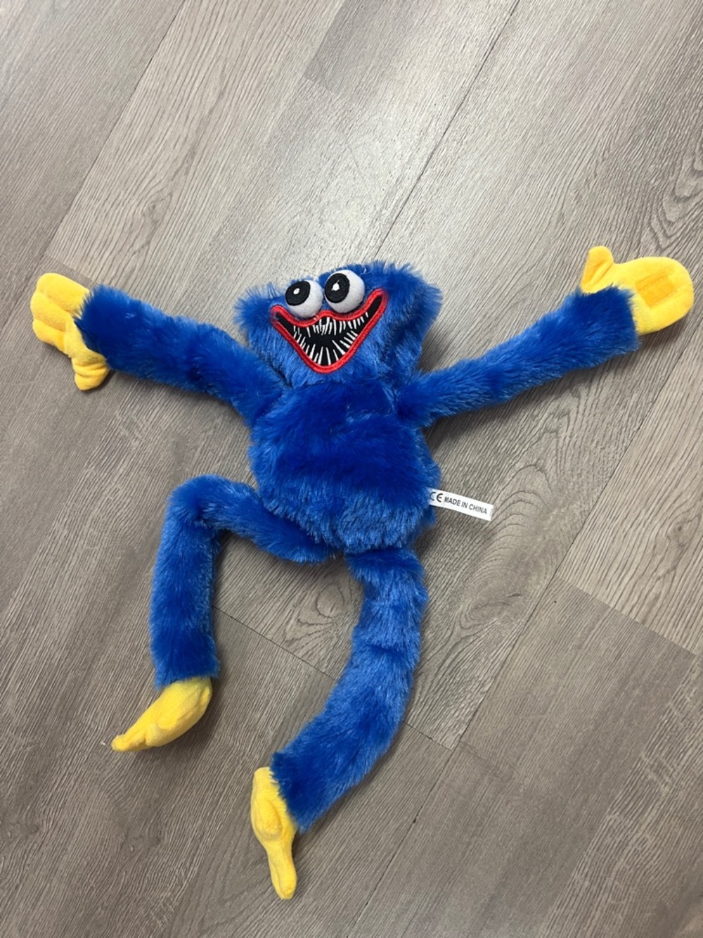 Blue & Yellow Plush Monster Toy - Kids Plush Character